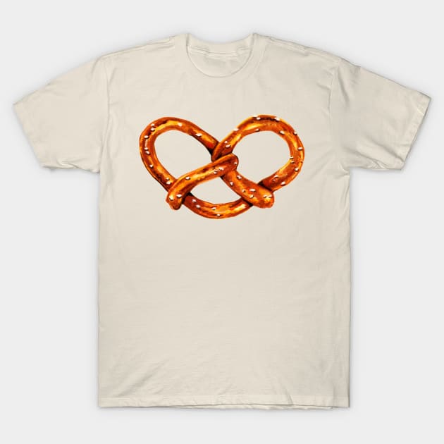 Pretzel T-Shirt by KellyGilleran